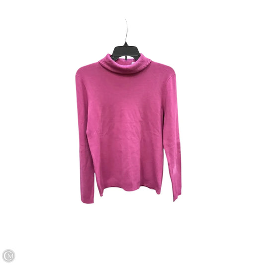 Top Long Sleeve By Chicos In Pink, Size: M