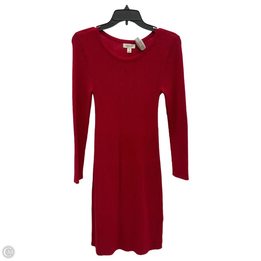 Dress Sweater By Style And Company In Red, Size: M