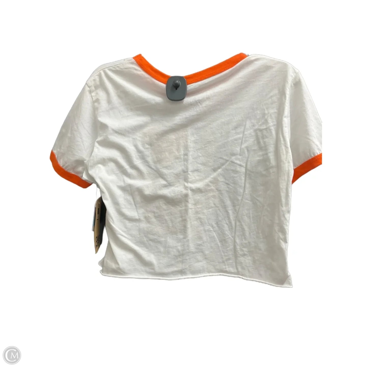 Top Short Sleeve By Disney In White, Size: S