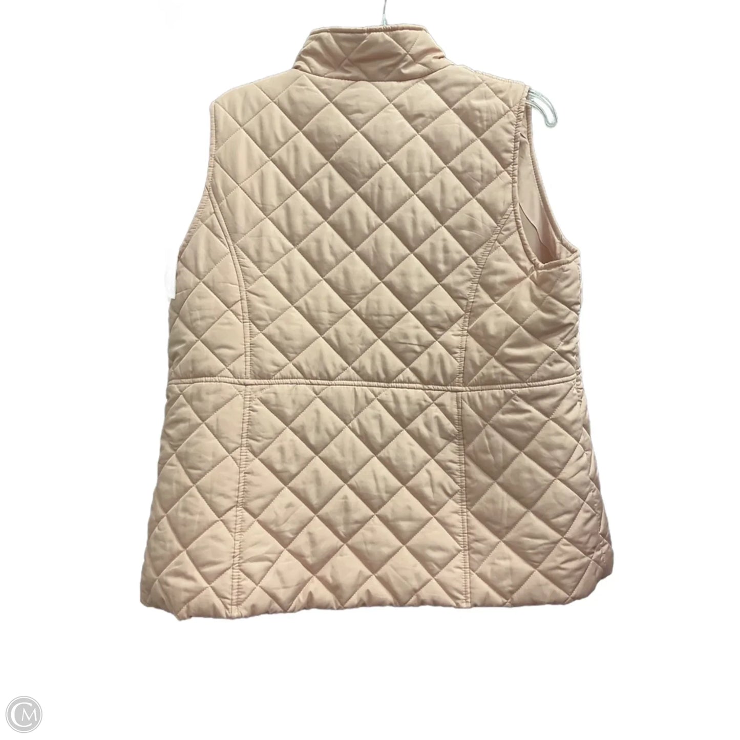 Vest Puffer & Quilted By Kim Rogers In Pink, Size: Xl
