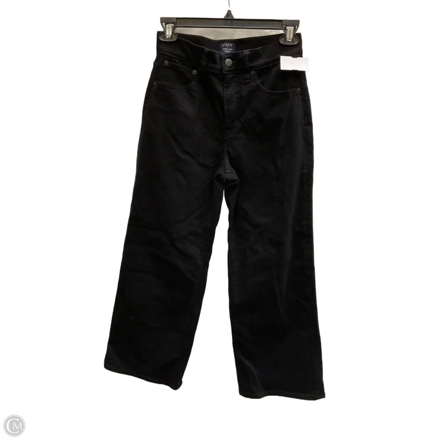 Jeans Wide Leg By J. Crew In Black, Size: 0