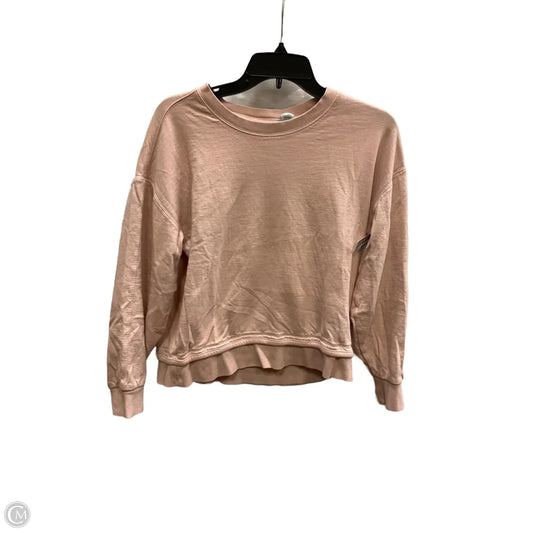Athletic Sweatshirt Crewneck By Athleta In Pink, Size: Xs