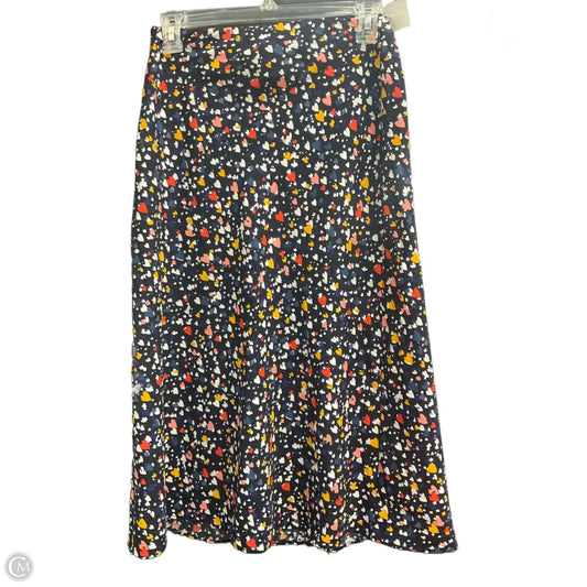 Skirt Midi By Loft In Multi-colored, Size: Xs
