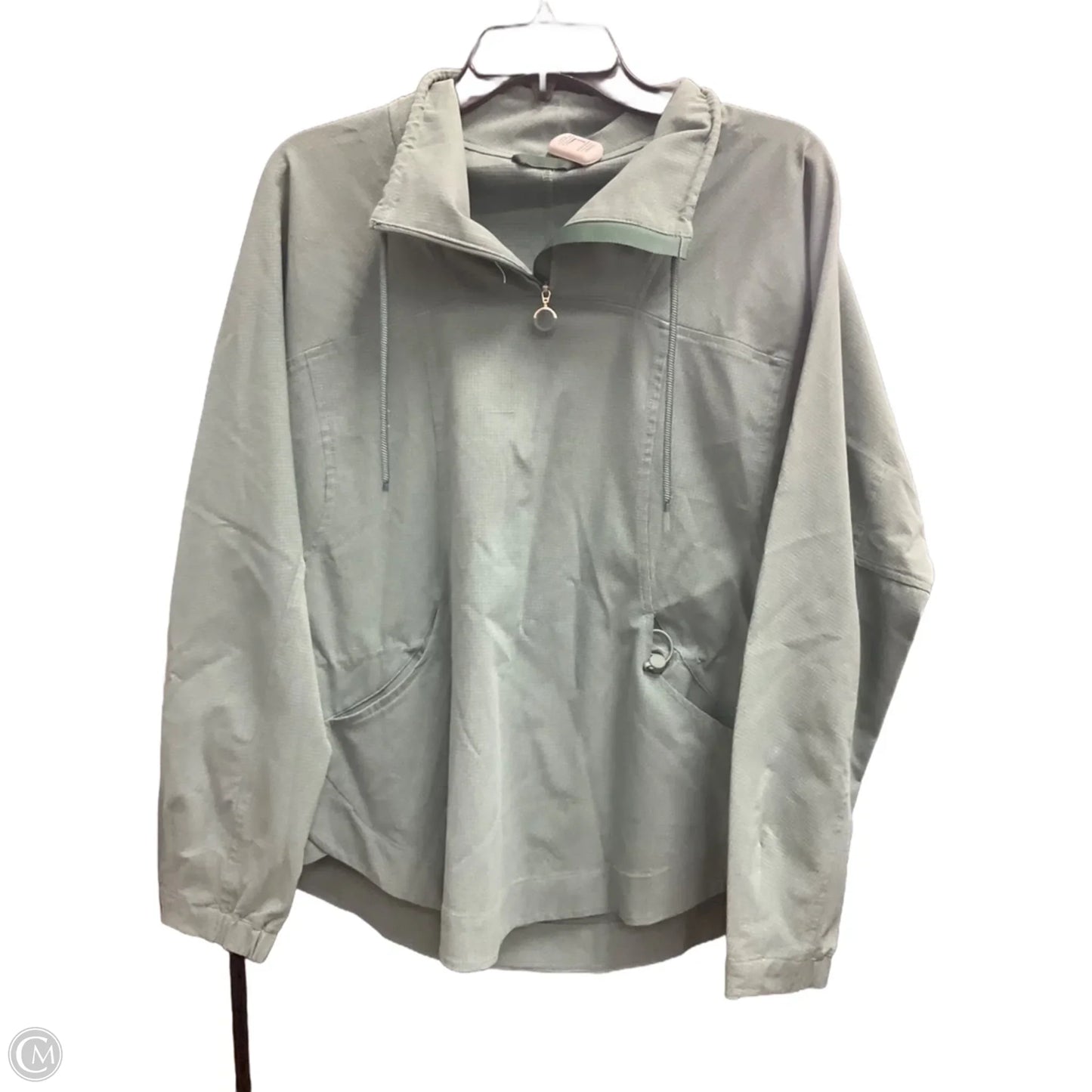 Athletic Jacket By Lululemon In Green, Size: 4