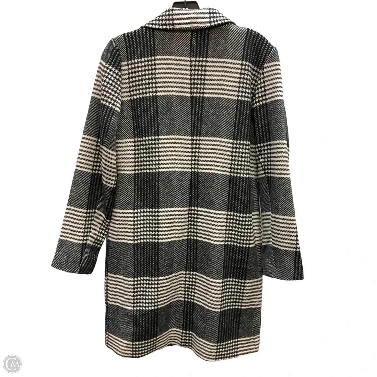 Coat Peacoat By Apt 9 In Black & White, Size: S