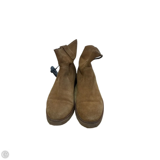 Boots Ankle Flats By Lucky Brand In Brown, Size: 10