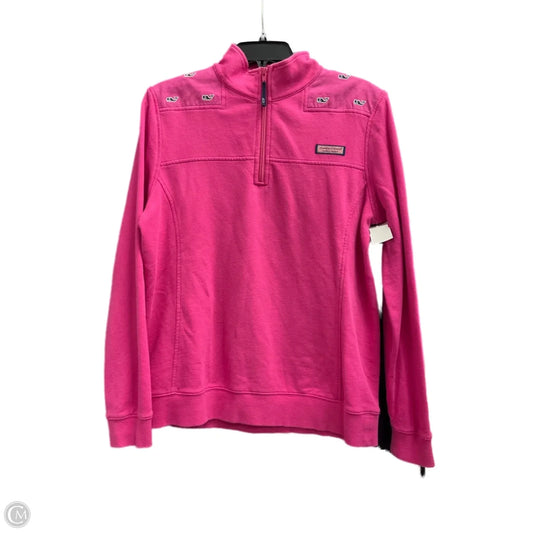 Top Long Sleeve By Vineyard Vines In Pink, Size: M