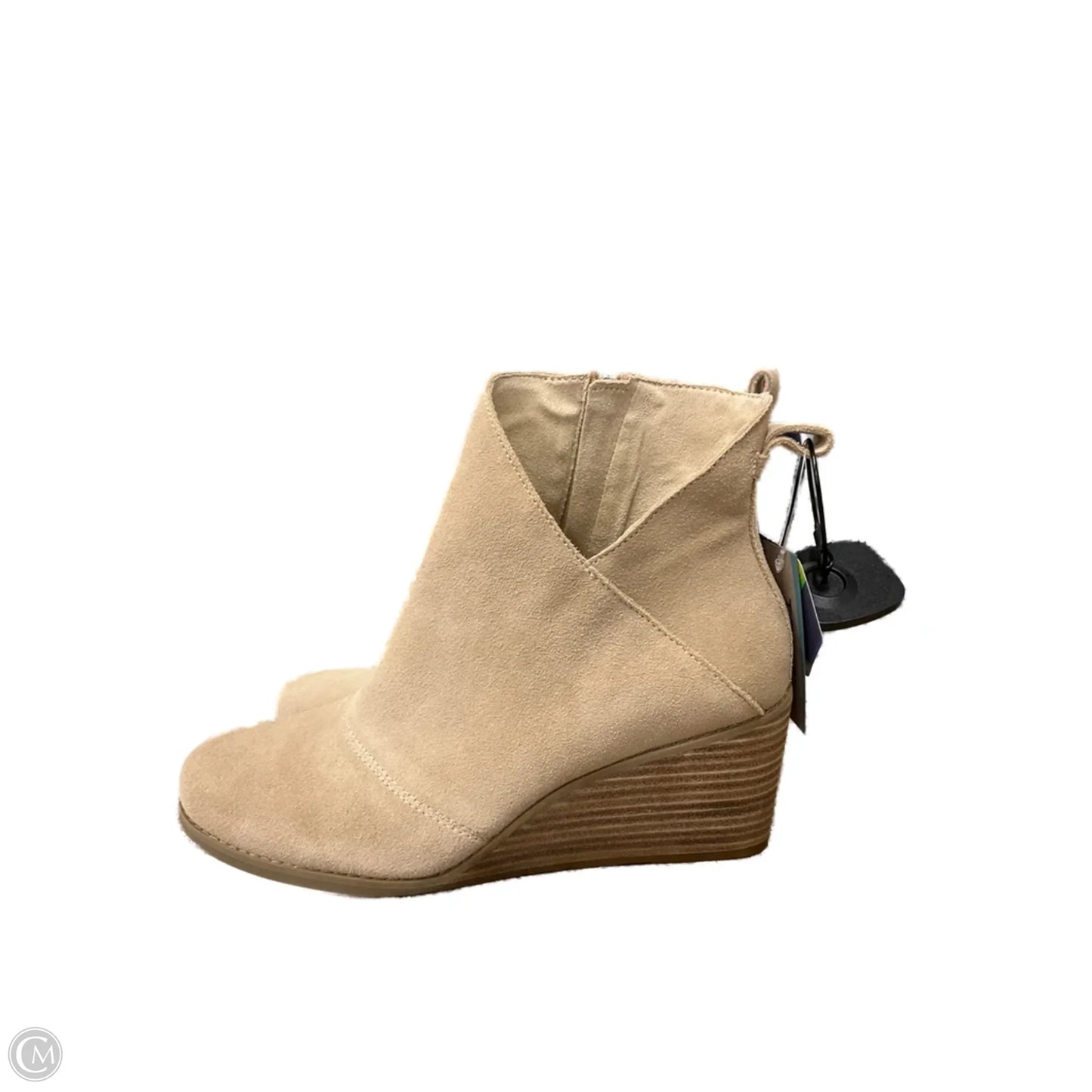 Boots Ankle Heels By Toms In Beige, Size: 9
