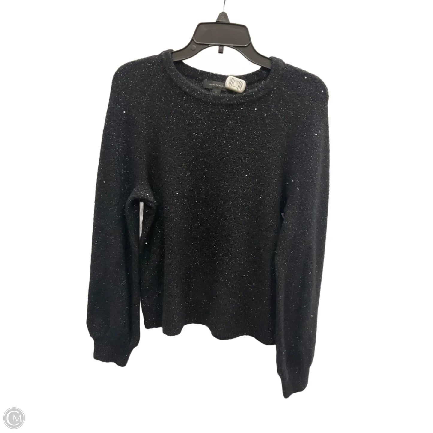 Sweater By Ann Taylor In Black, Size: M