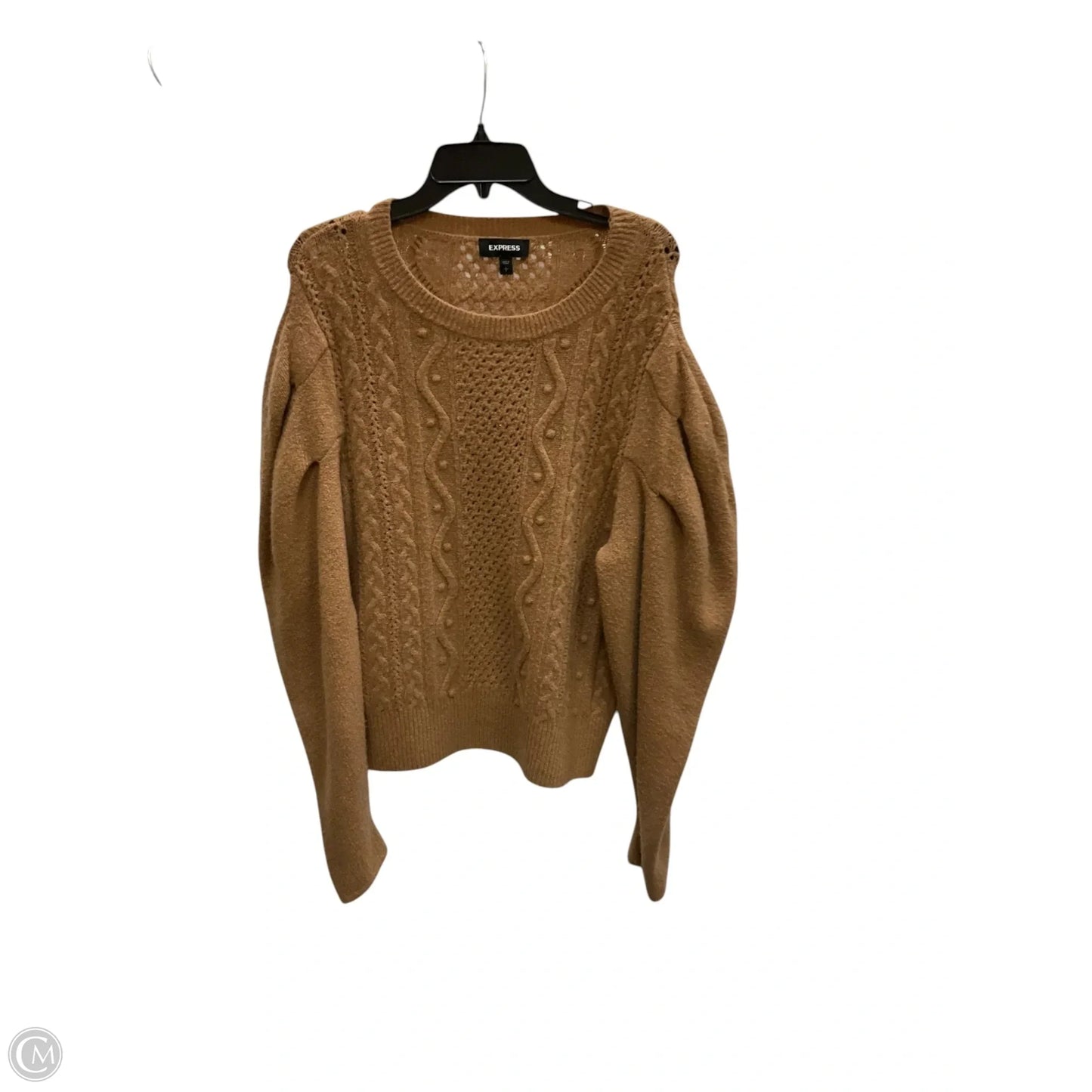 Sweater By Express In Tan, Size: L
