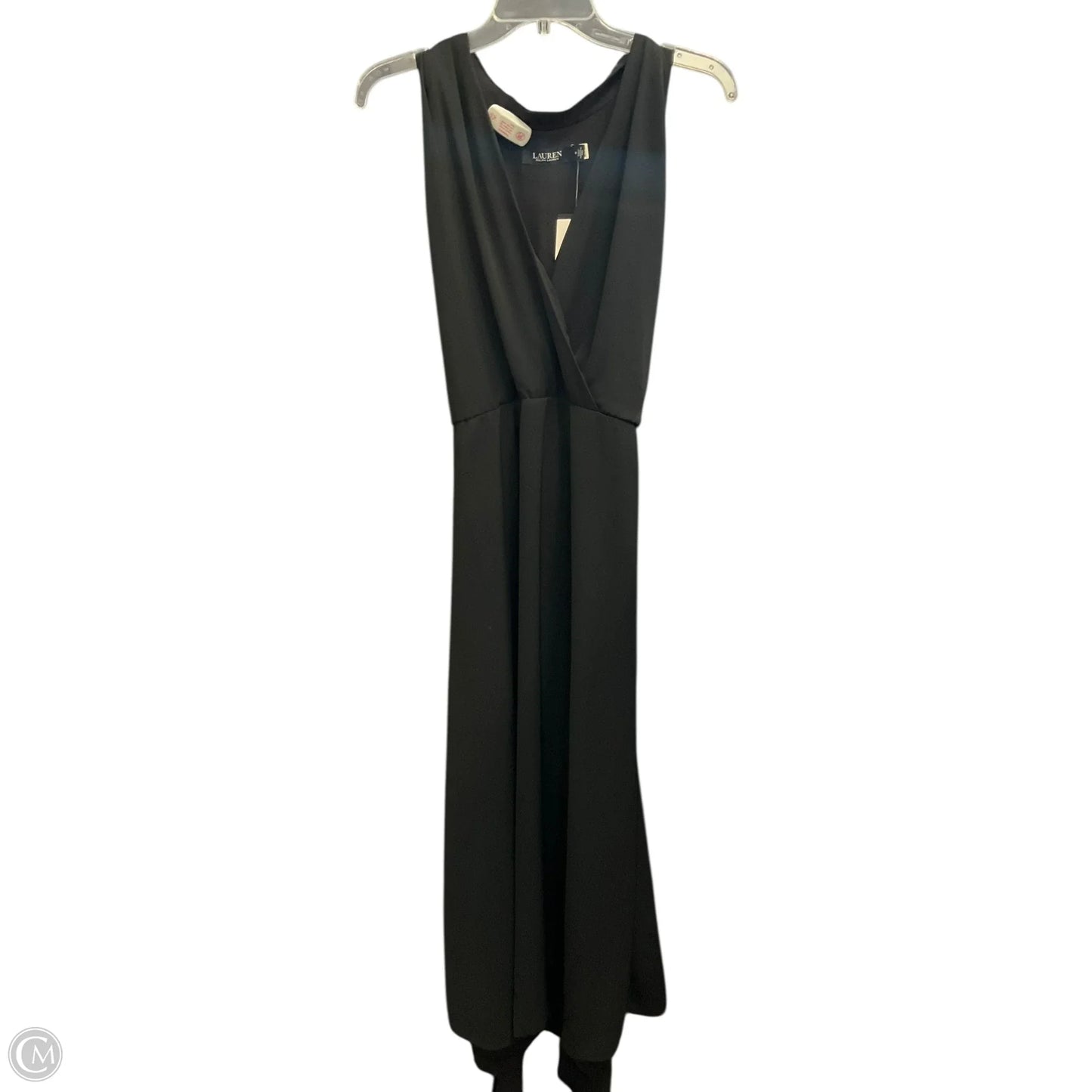 Dress Casual Maxi By Lauren By Ralph Lauren In Black, Size: 16