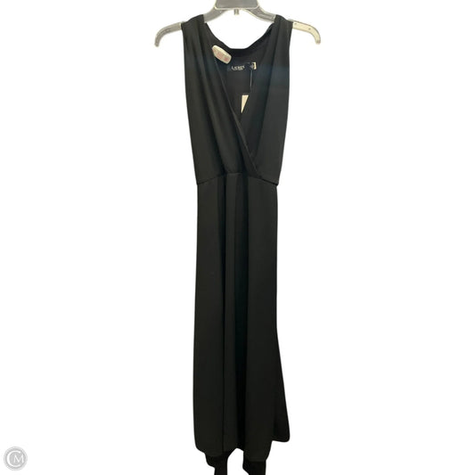 Dress Casual Maxi By Lauren By Ralph Lauren In Black, Size: 16