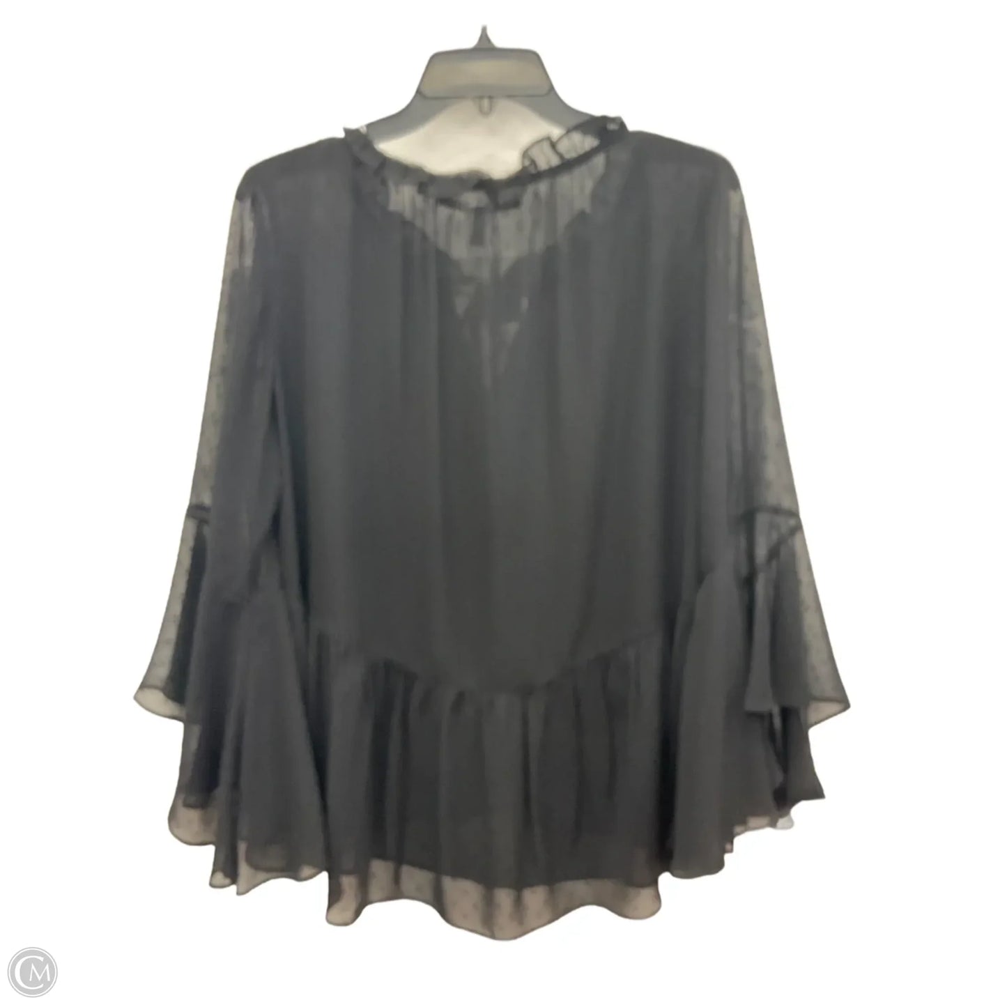 Top Long Sleeve By White House Black Market In Black, Size: 14
