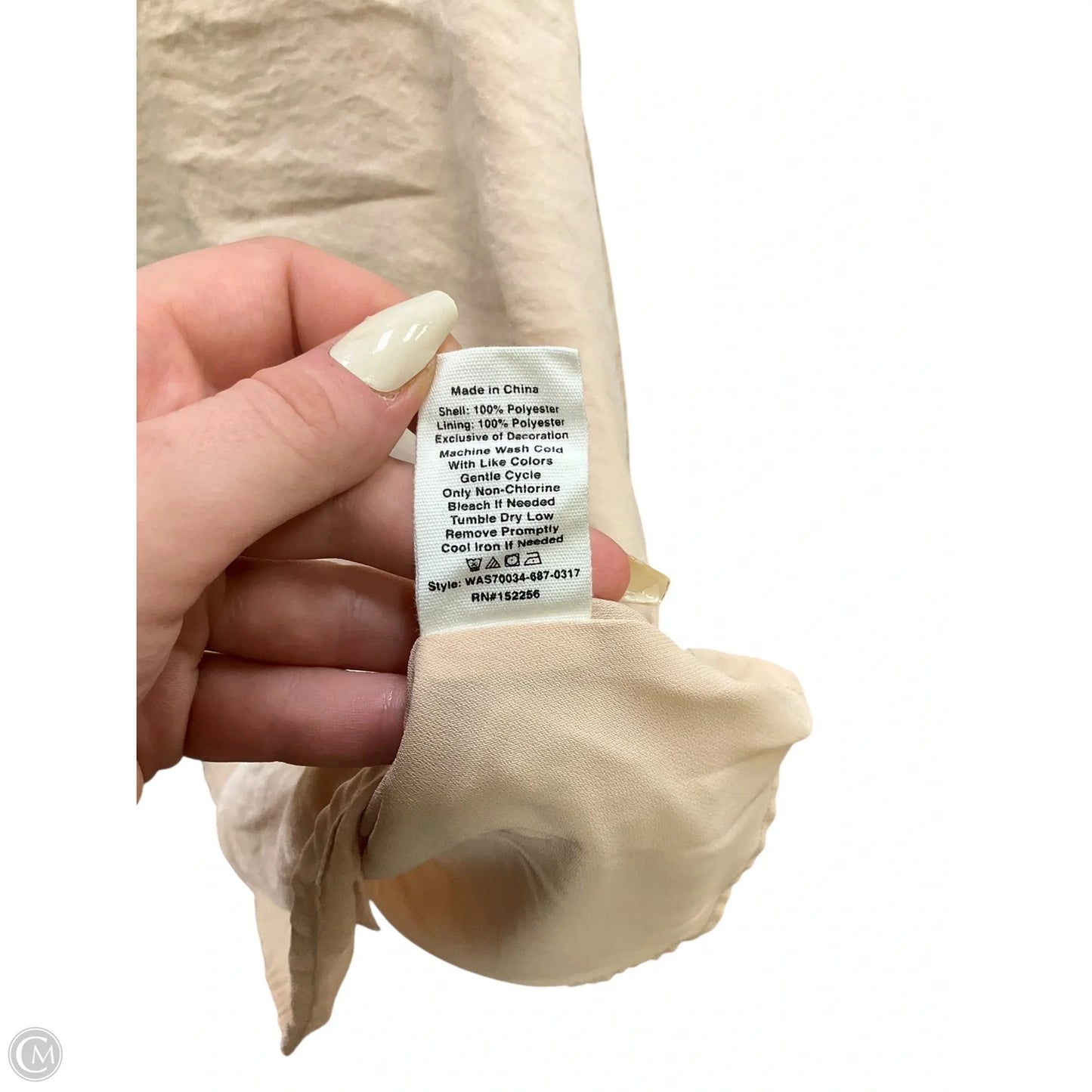 Dress Casual Midi By Avec Les Filles In Cream, Size: S