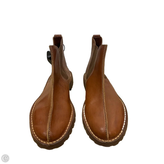 Boots Leather By Cole-haan In Brown, Size: 10