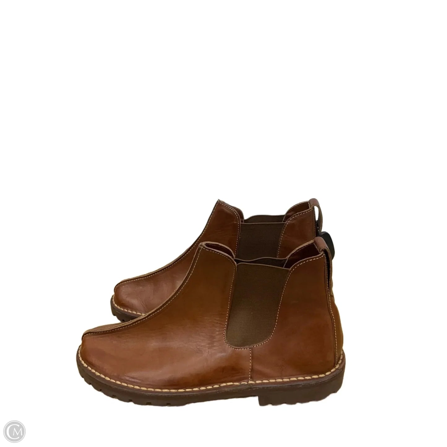 Boots Leather By Cole-haan In Brown, Size: 10