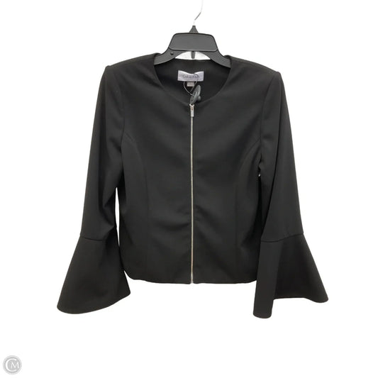 Top Long Sleeve By Calvin Klein In Black, Size: 1x