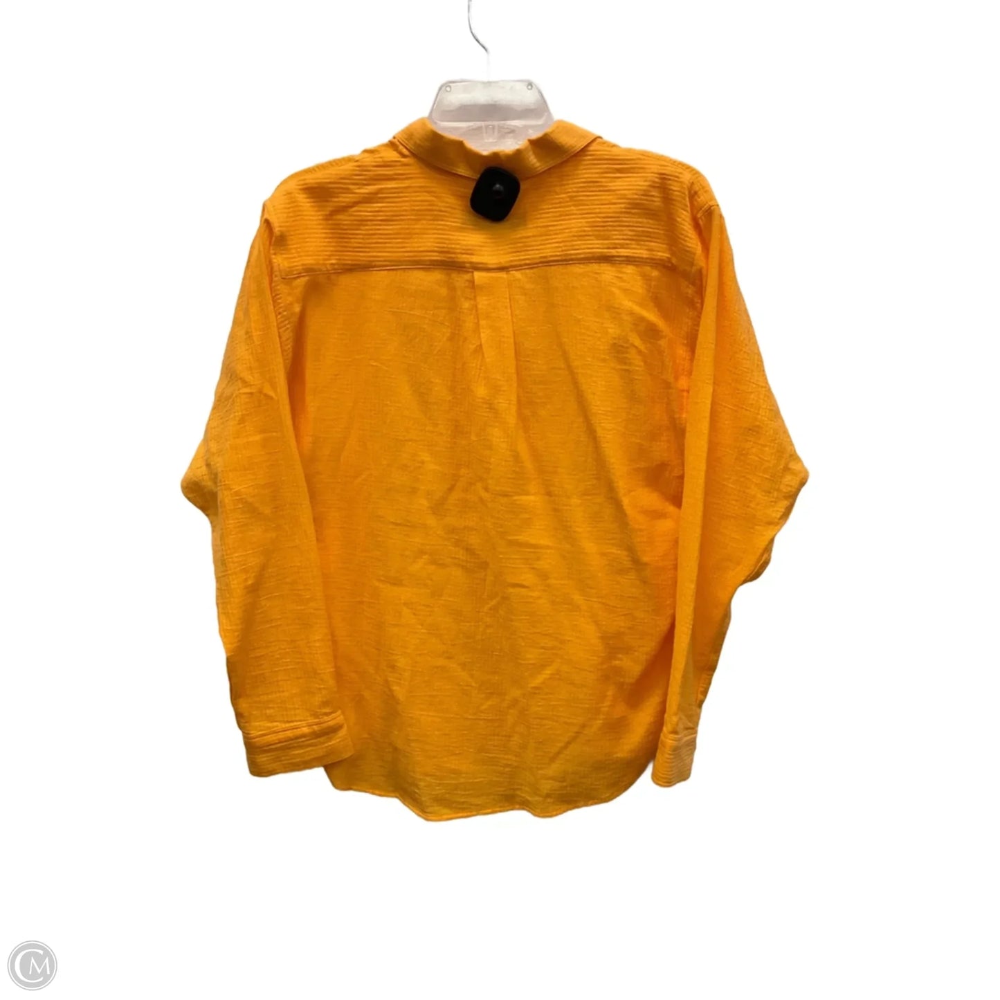 Blouse Long Sleeve By Loft In Orange, Size: Xs
