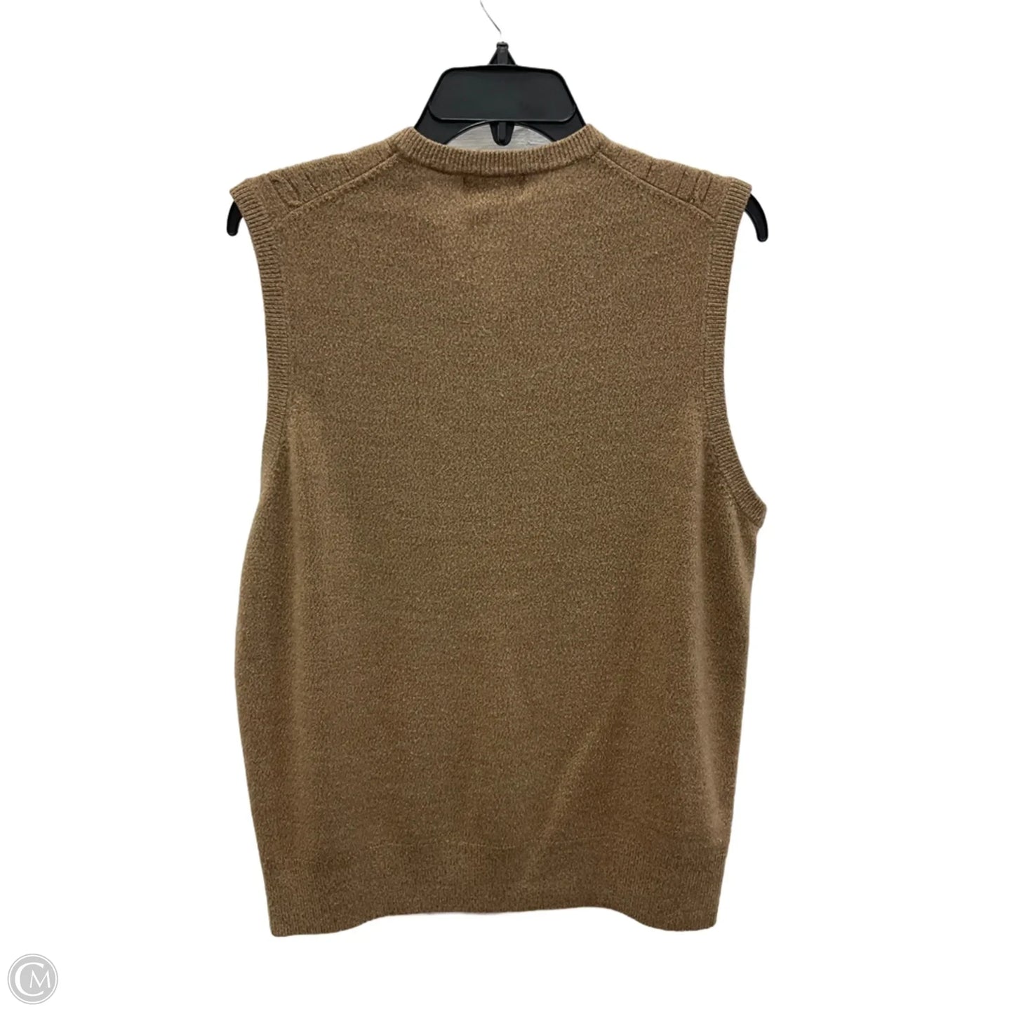 Vest Sweater By Dockers In Brown, Size: M