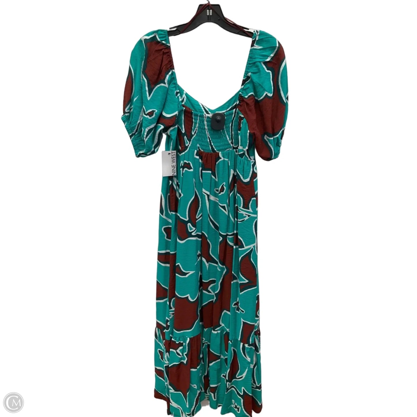 Dress Casual Maxi By Nine West In Blue, Size: M