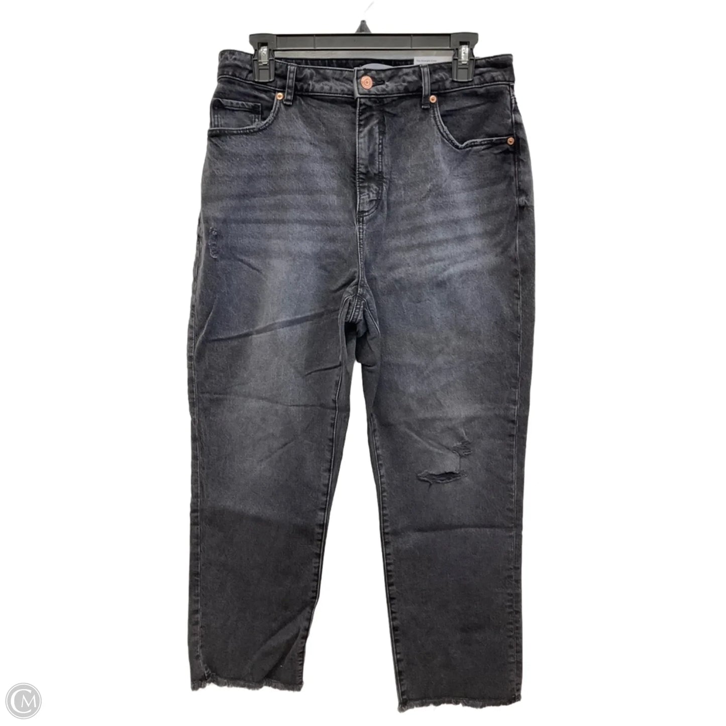 Jeans Straight By Loft In Black, Size: 6