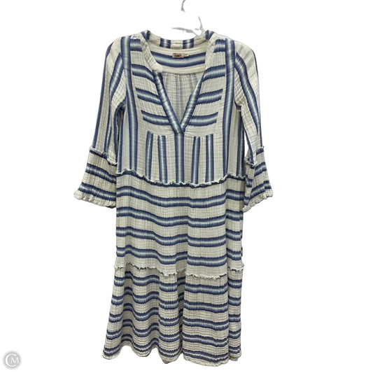 Dress Casual Maxi By Faherty In Striped Pattern, Size: Xs