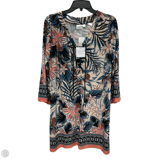 Swimsuit Top By Clothes Mentor In Floral Print, Size: Xl