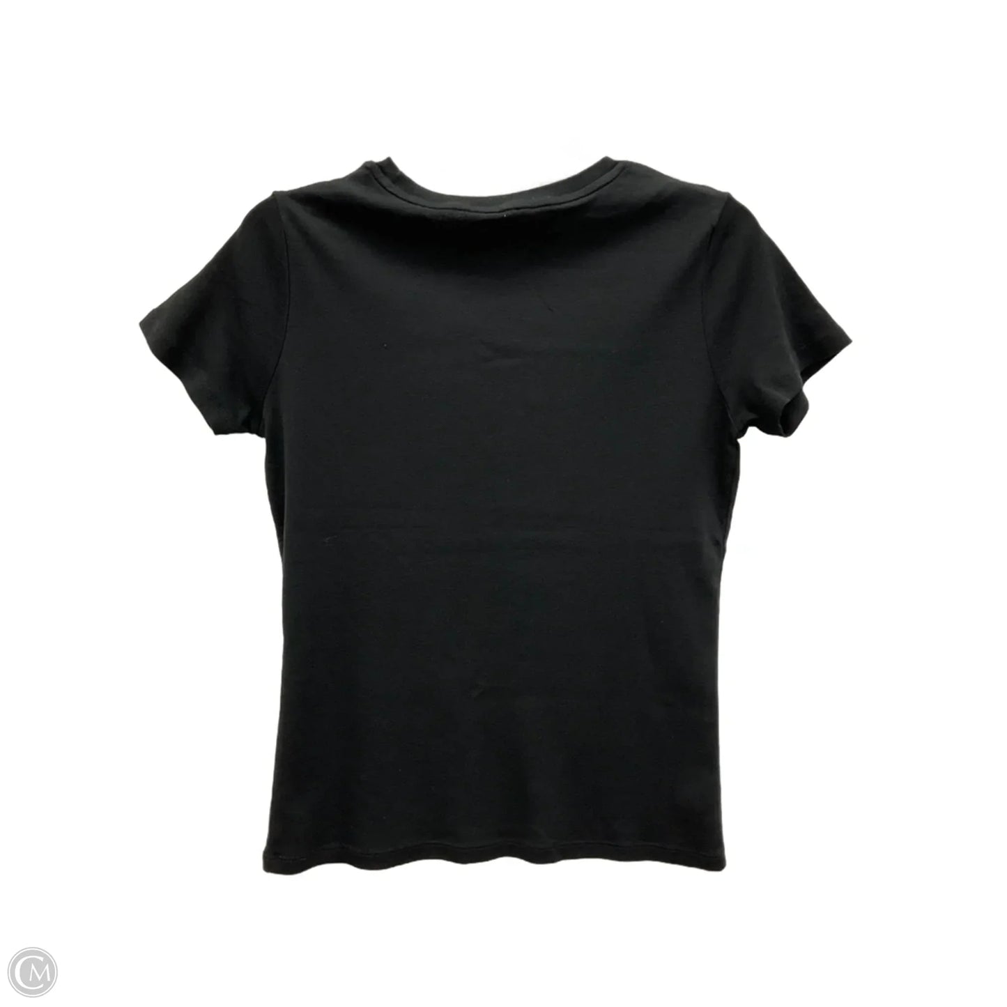 Top Short Sleeve By Cherokee In Black, Size: Xs