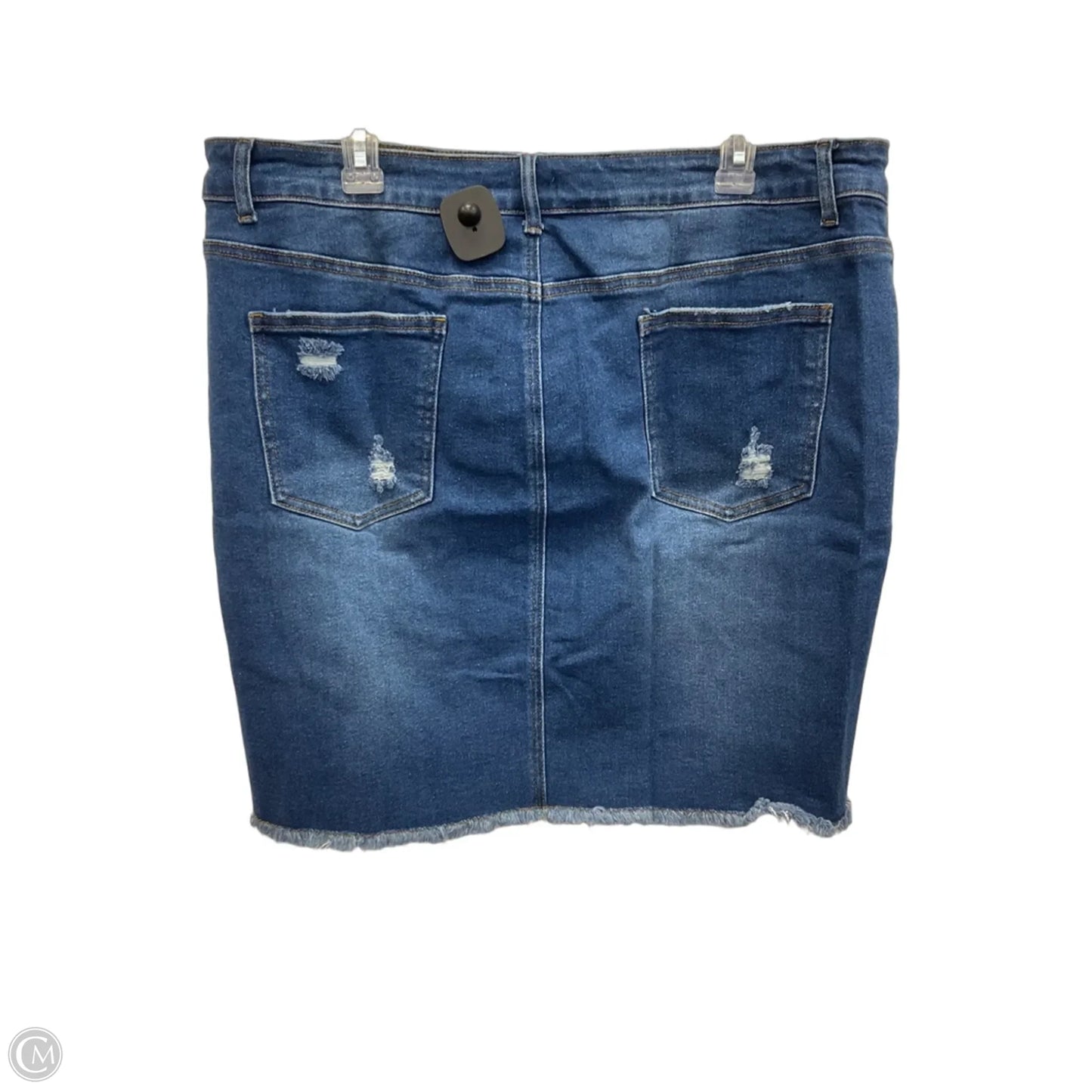 Skirt Midi By Clothes Mentor In Blue, Size: 16