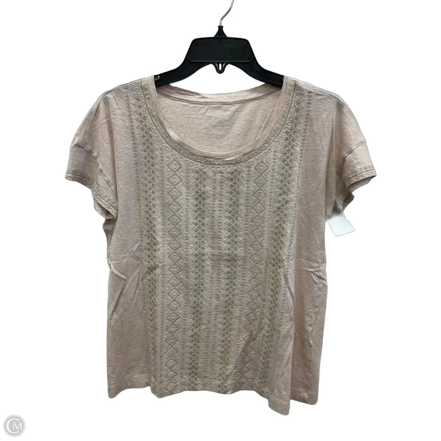 Top Short Sleeve By Pure Jill In Pink, Size: L