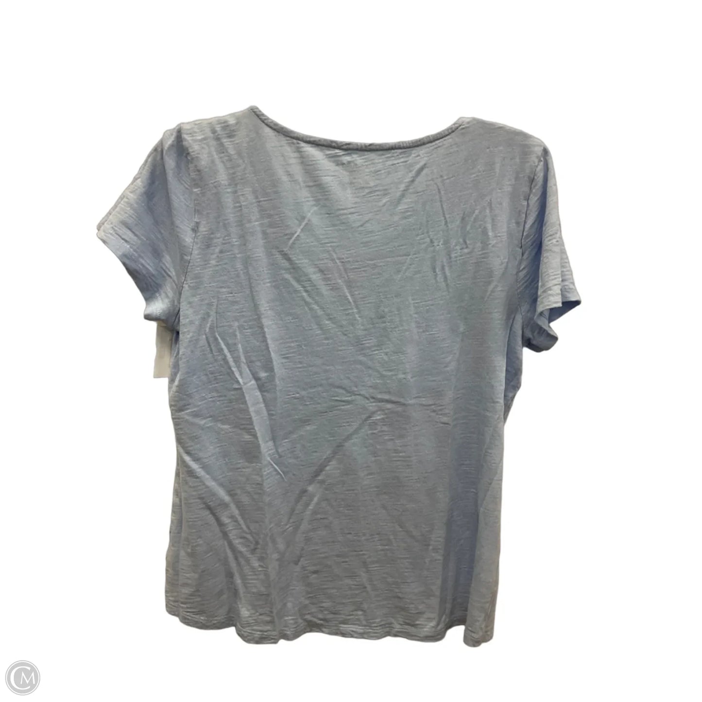 Top Short Sleeve By Talbots In Blue, Size: M