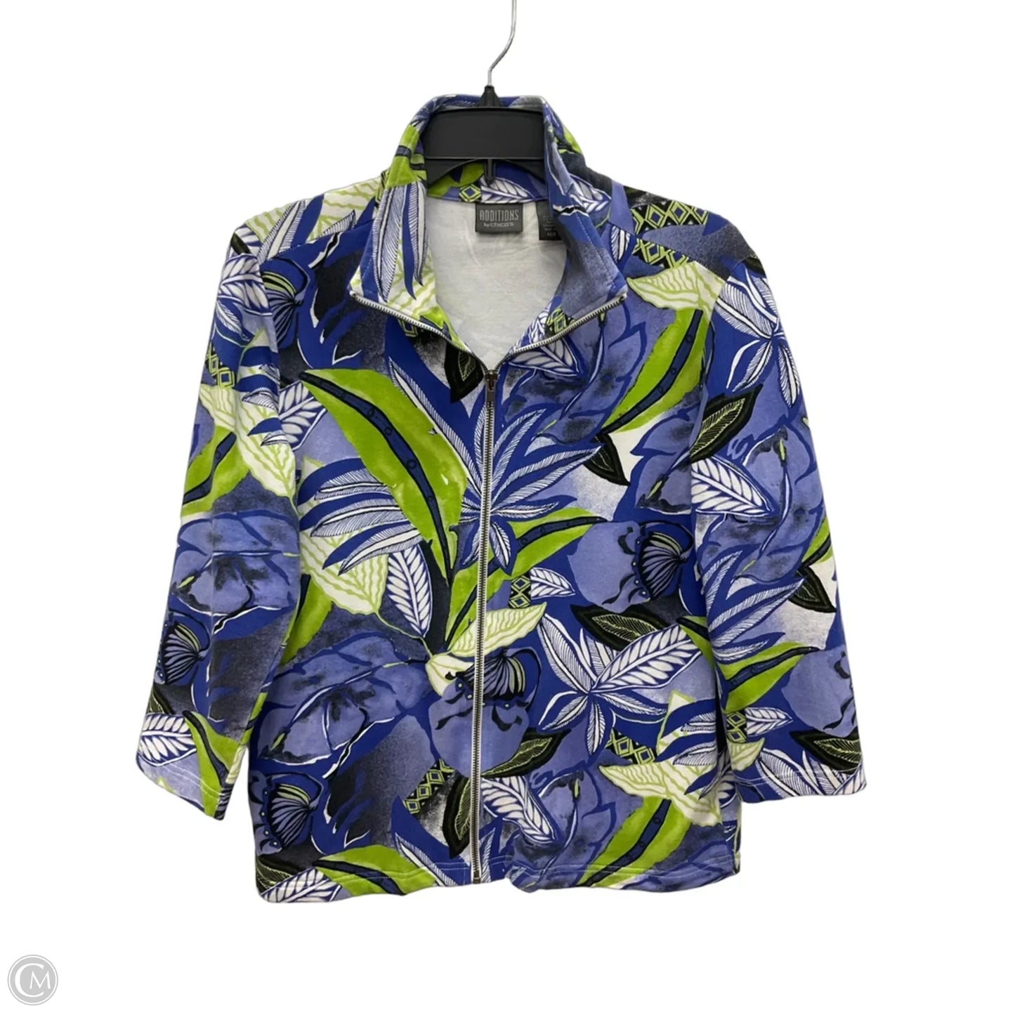 Jacket Other By Chicos In Blue, Size: Xs