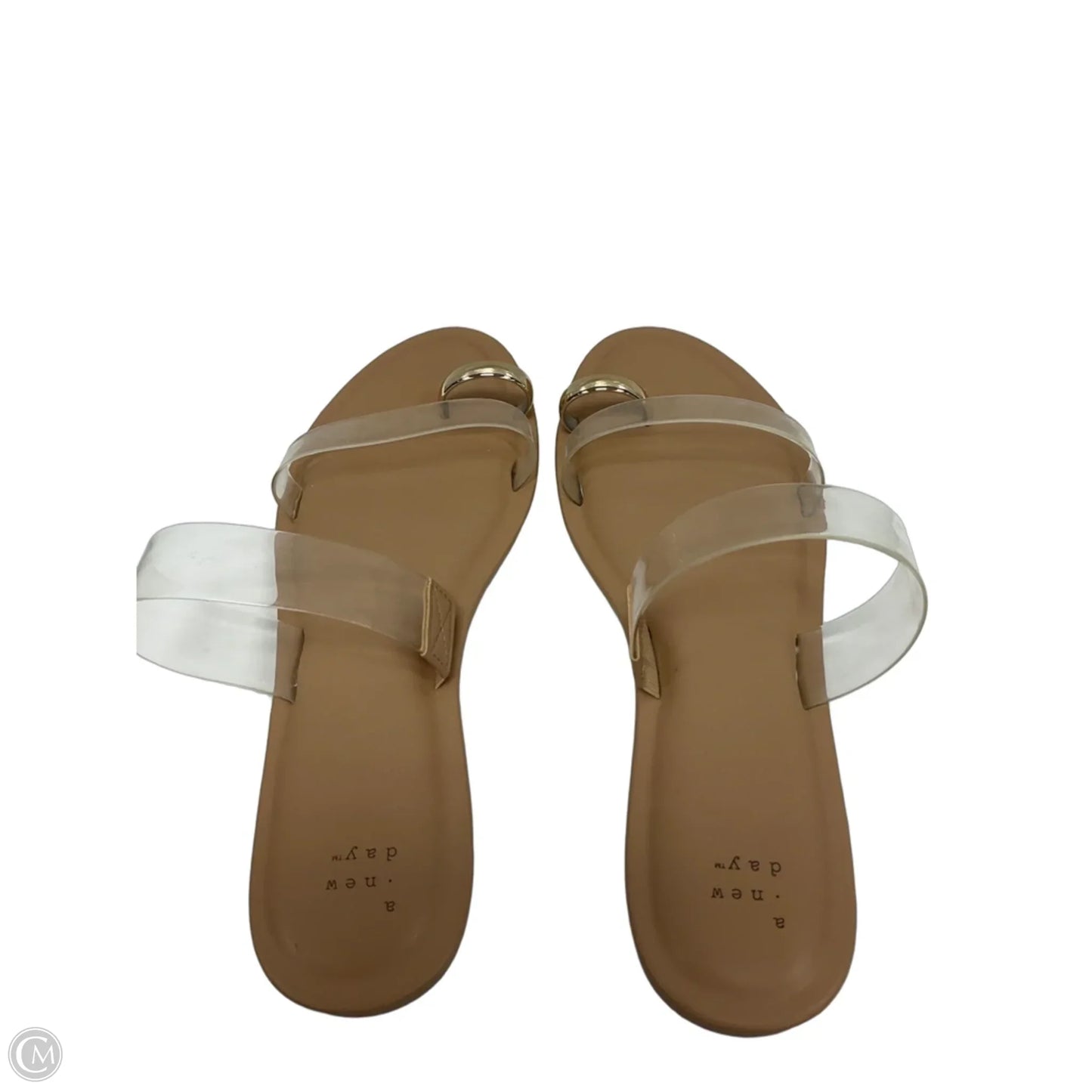 Sandals Flats By A New Day In Beige, Size: 9