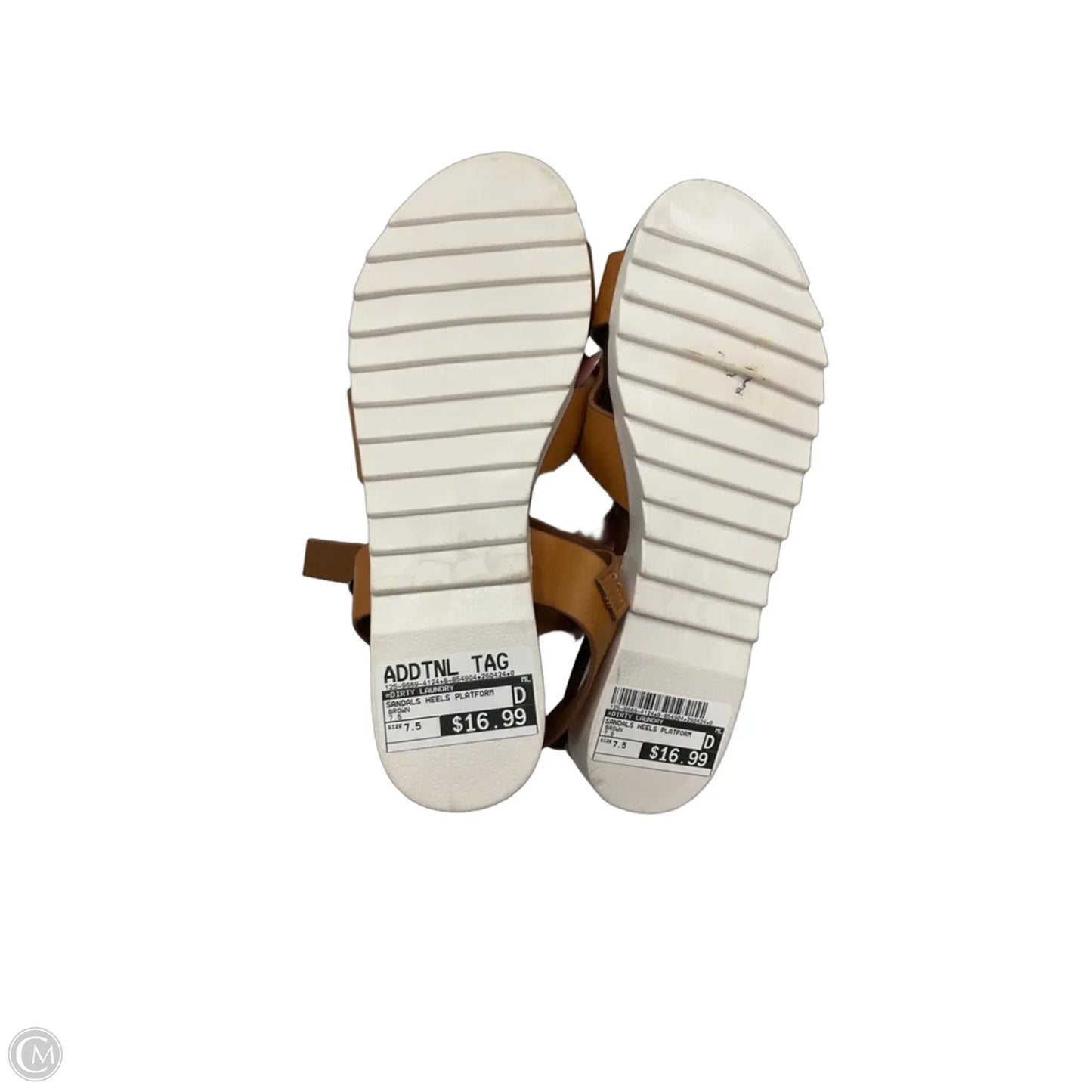 Sandals Heels Platform By Dirty Laundry In Brown, Size: 7.5