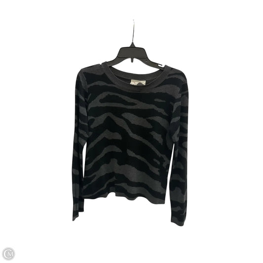 Top Long Sleeve By Anthropologie In Camouflage Print, Size: M