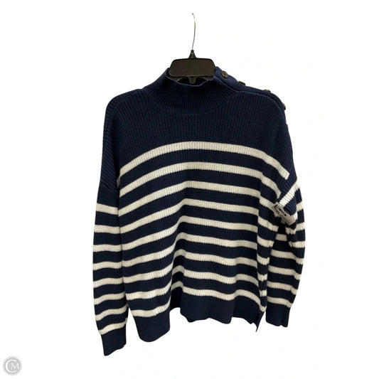 Sweater By Loft In Striped Pattern, Size: M