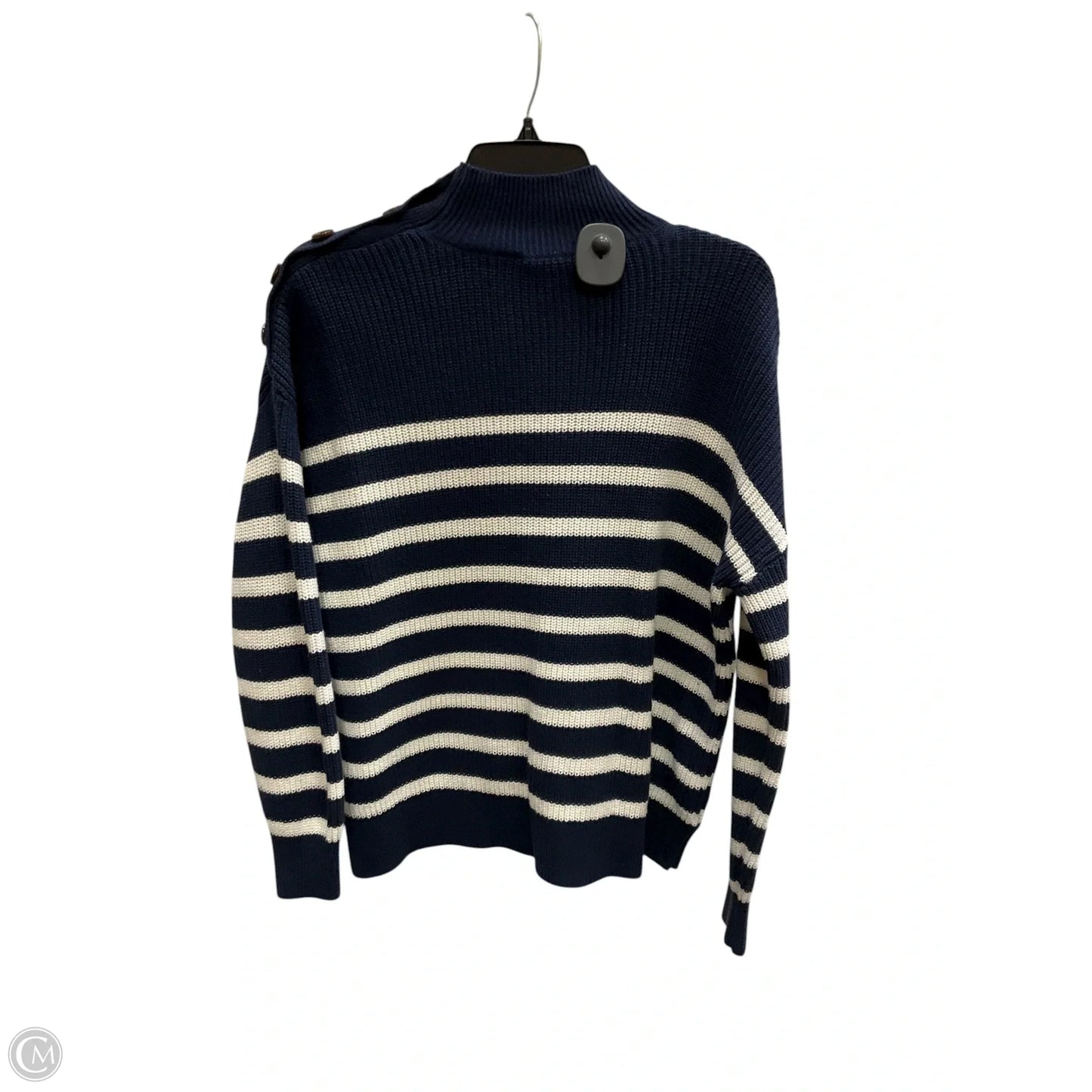 Sweater By Loft In Striped Pattern, Size: M