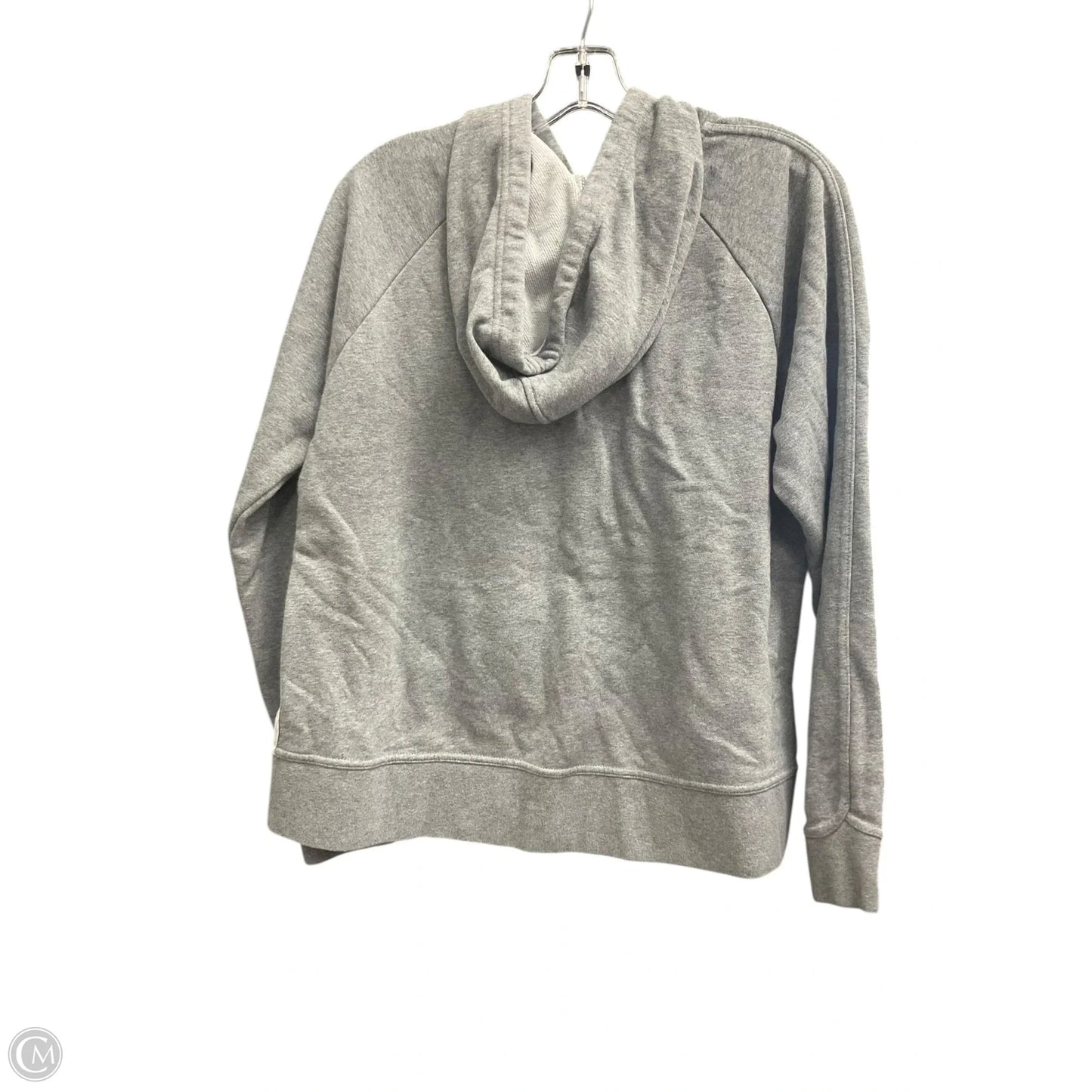 Athletic Jacket By Nike In Grey, Size: S