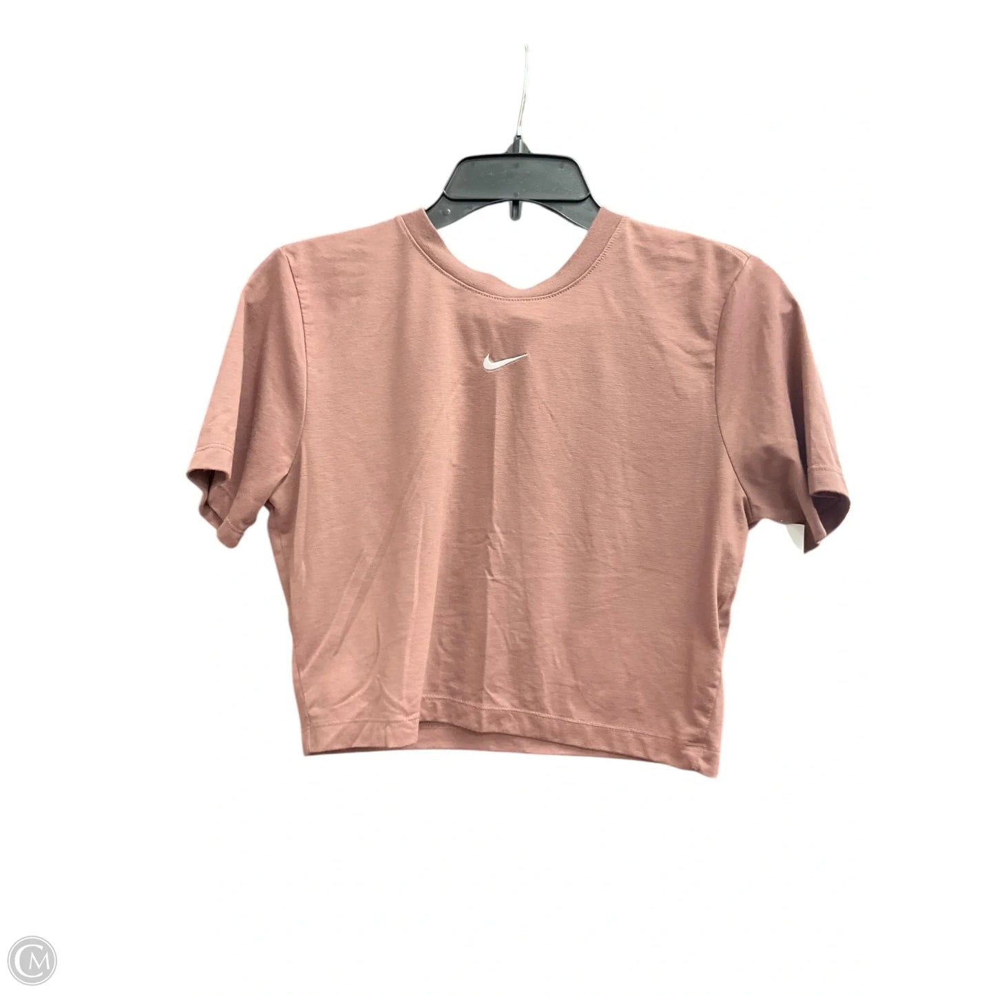 Athletic Top Short Sleeve By Nike In Purple, Size: M