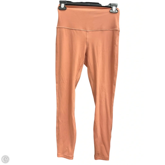 Athletic Leggings By Lululemon In Pink, Size: M