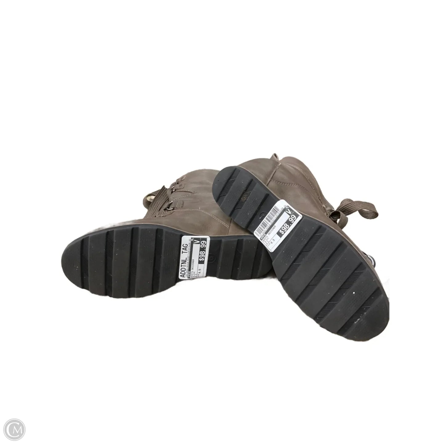 Boots Designer By Frye In Black, Size: 8.5