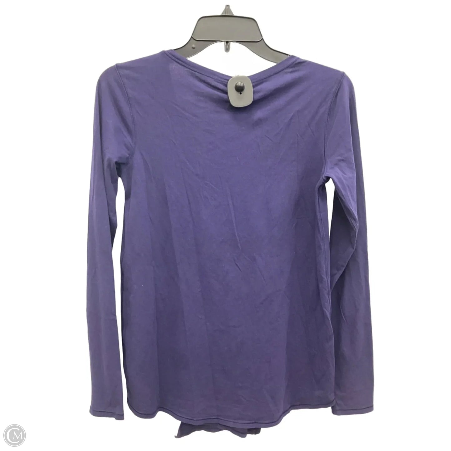 Athletic Top Long Sleeve Crewneck By Lululemon In Purple, Size: 6