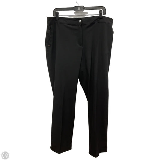 Athletic Pants By Zenergy By Chicos In Black, Size: Xl
