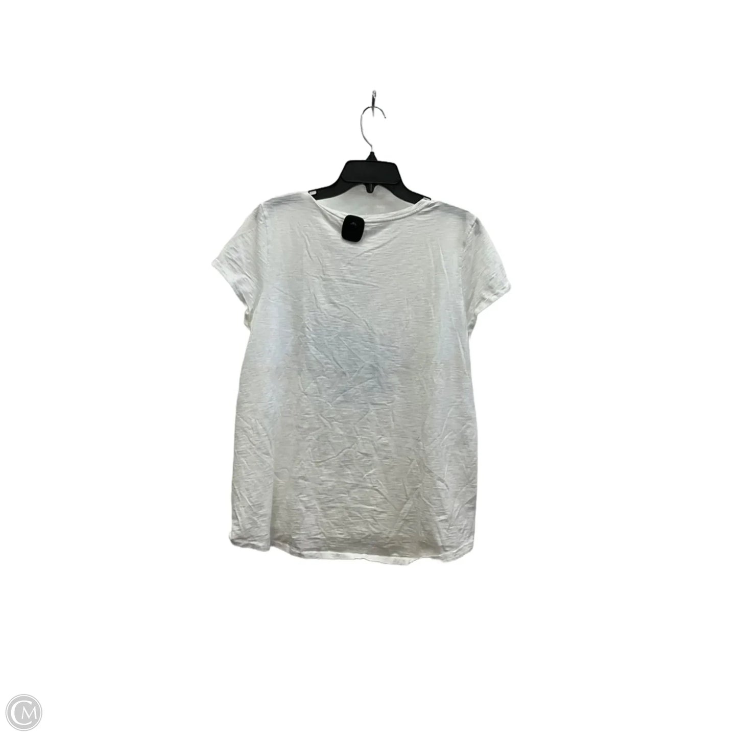 Top Short Sleeve Designer By Lilly Pulitzer In White, Size: Xl