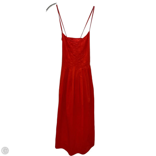 Dress Casual Maxi By Banana Republic In Red, Size: 0