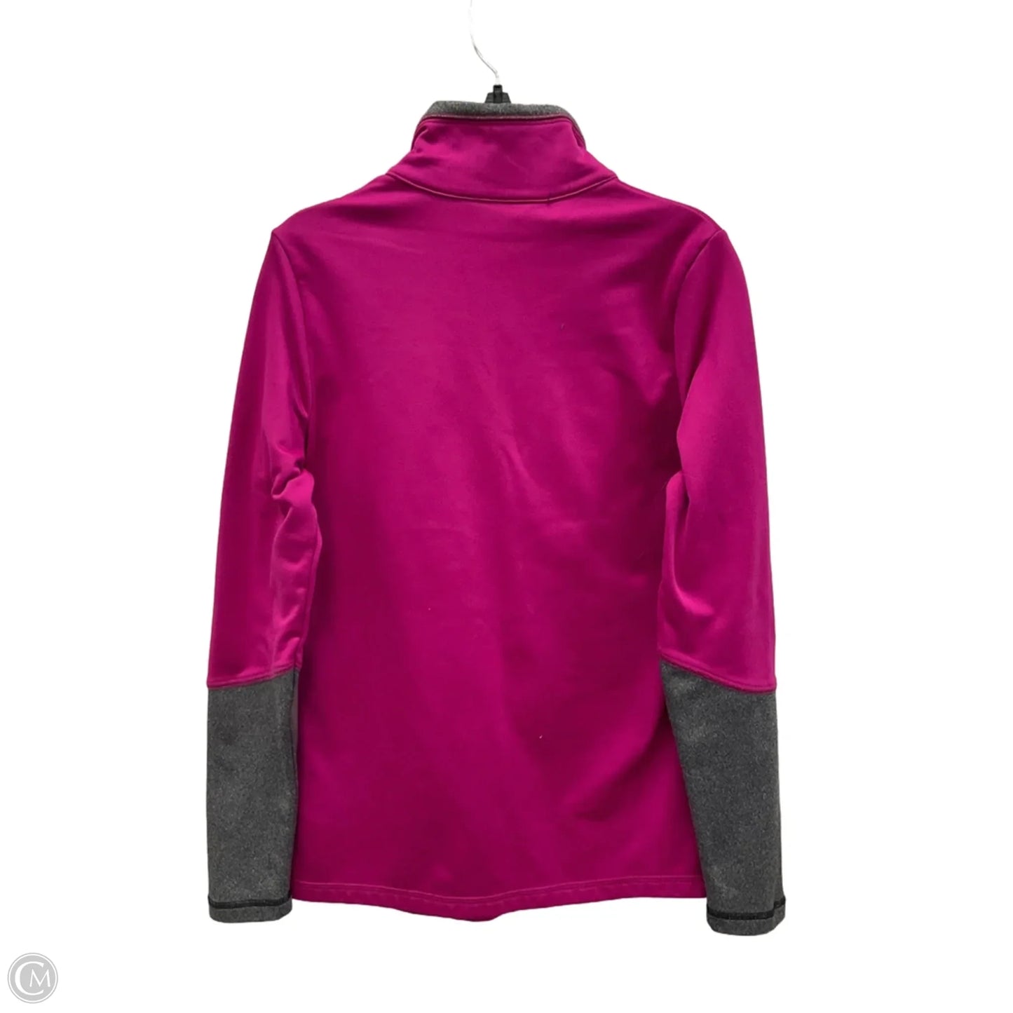 Athletic Top Long Sleeve Collar By The North Face In Pink, Size: S