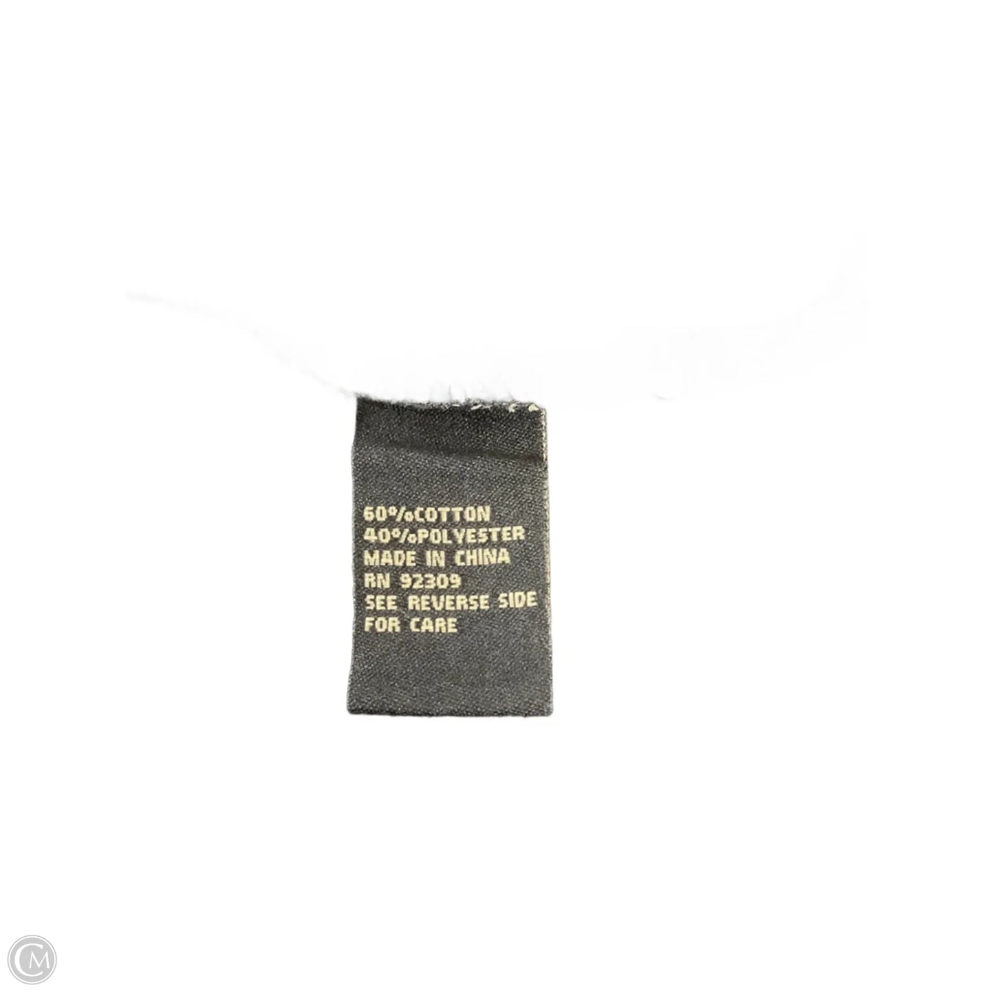 Top 3/4 Sleeve By Dg2 In Black, Size: Xs