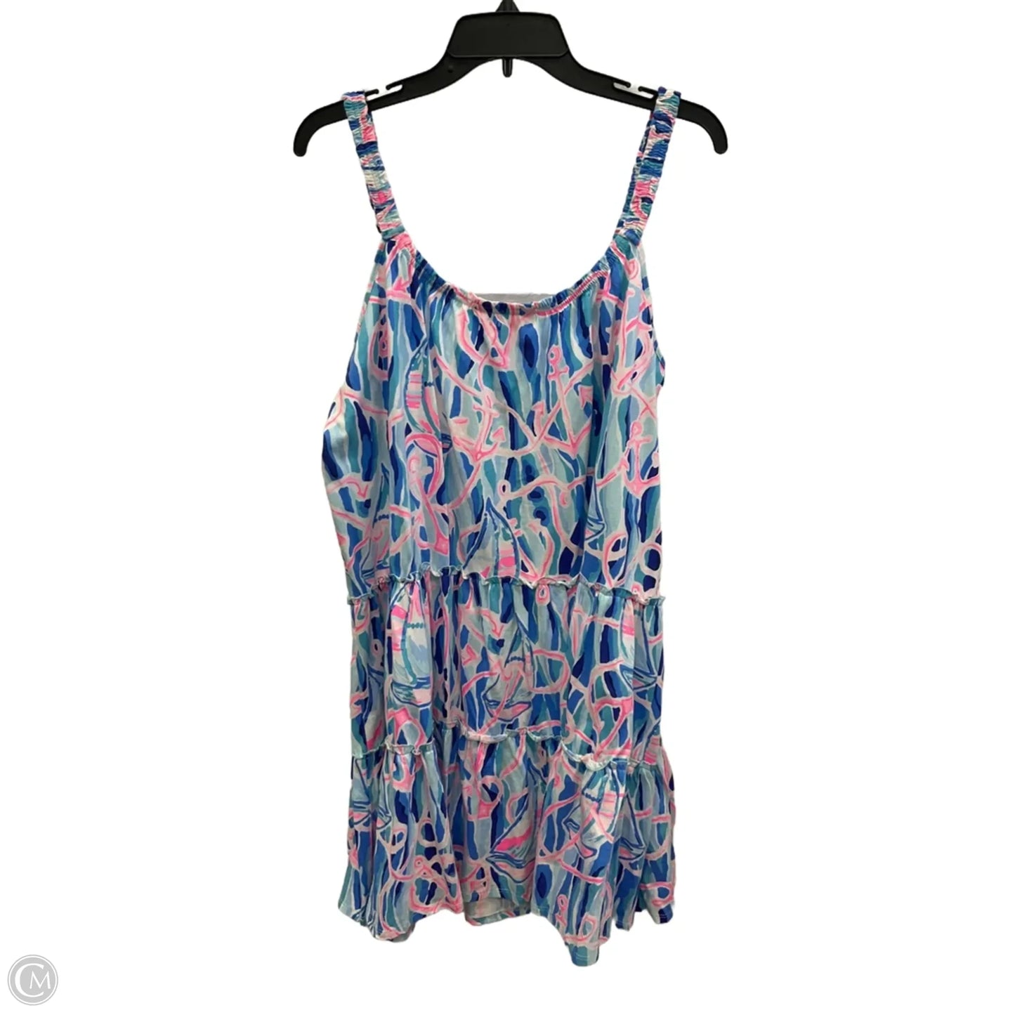 Dress Designer By Lilly Pulitzer In Blue, Size: Xl