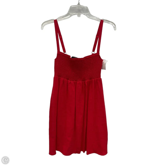 Top Sleeveless By Mumu In Red, Size: S