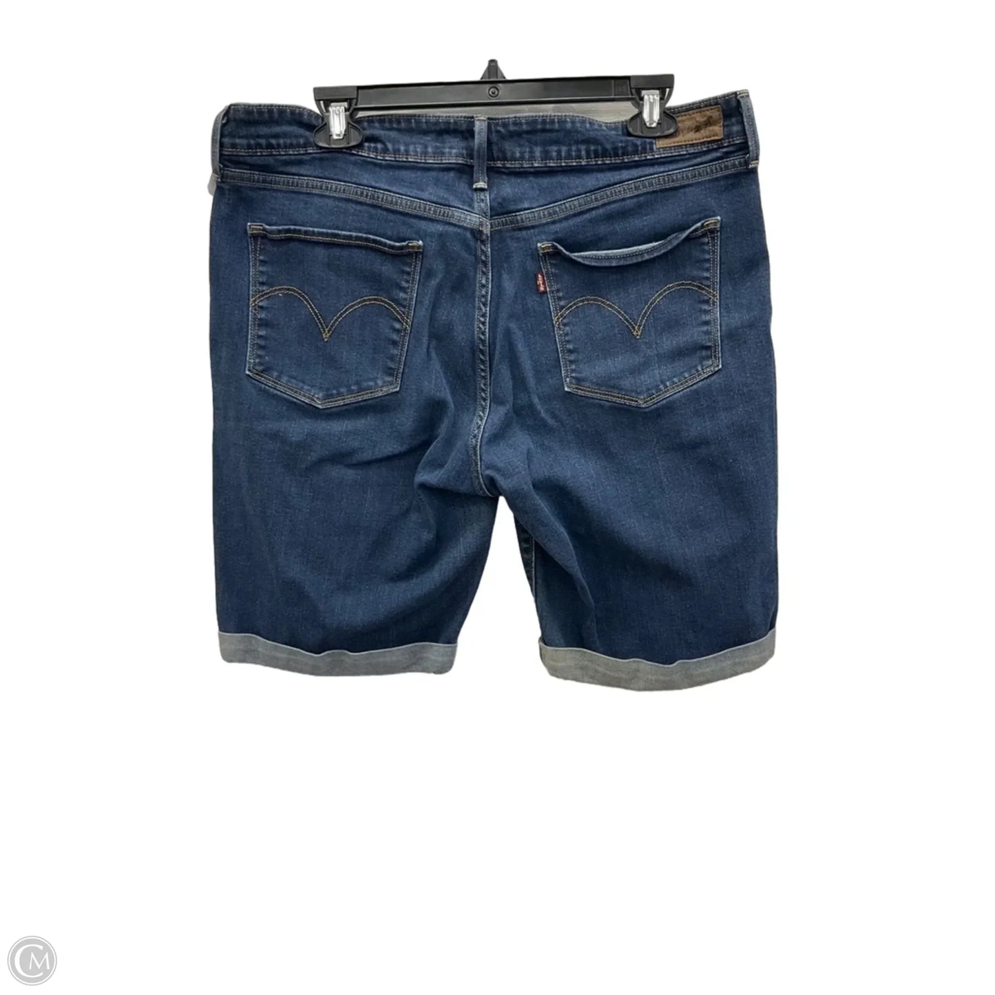 Shorts By Levis In Blue Denim, Size: 16
